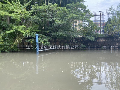 江苏艾珍环保上海河道治理增氧曝气工程沉水风机安装工程图片